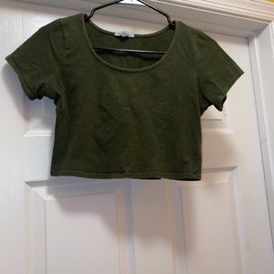 Charlotte Russe Crop Back Cut Out